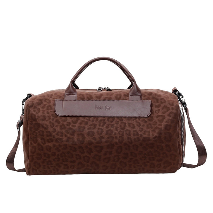Chic Animal Print Travel Duffle Bag Bowlift