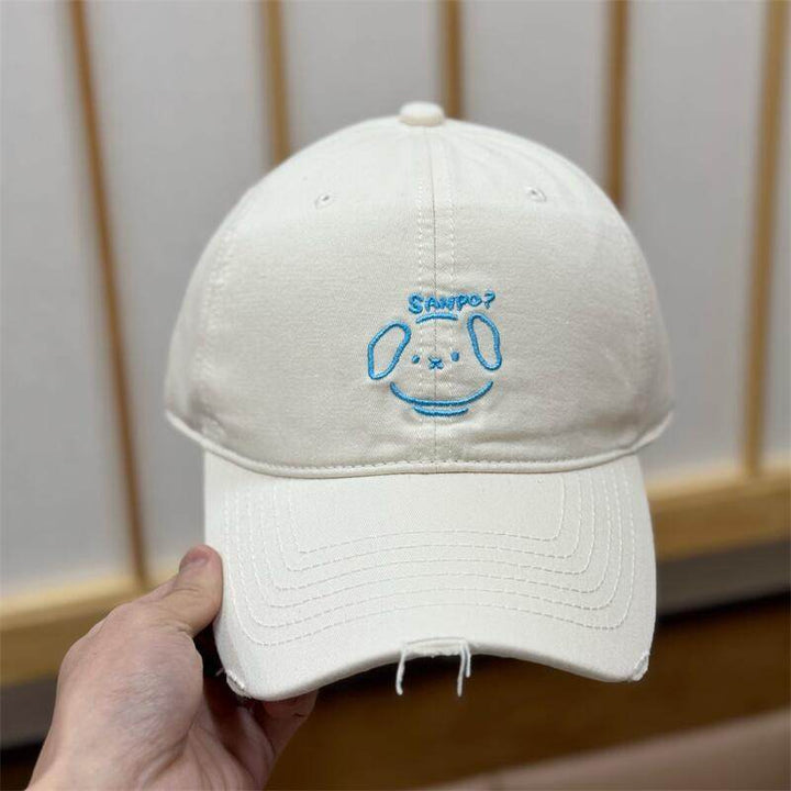 Women's Casual Character-Embroidered Baseball Cap Bowlift