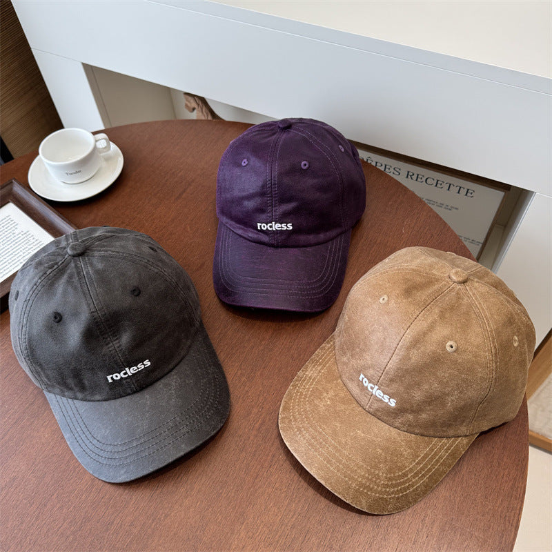 Unisex Vintage-Inspired Distressed Baseball Cap Bowlift