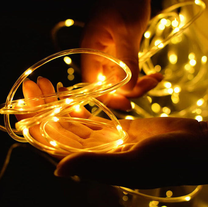 BowLift | LED Solar String Fairy Lights Waterproof Copper Wire Outdoor Tube Fairy Lights