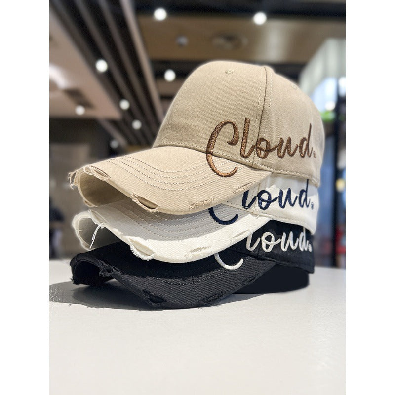 Men's Vintage-Inspired Distressed Baseball Cap Bowlift 1784270520