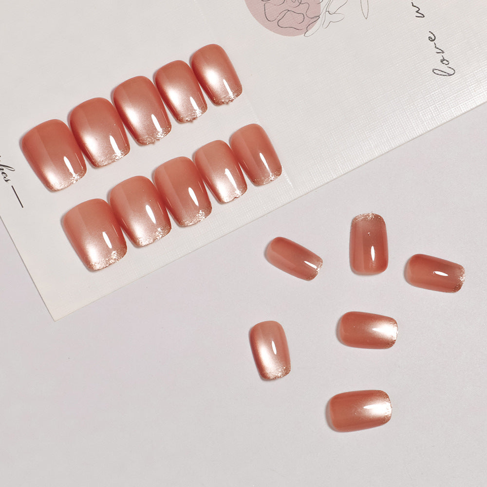 Premium Glossy Gel Press-On Nail Set Bowlift