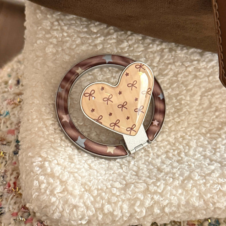 Heart-shaped hand mirror Bowlift
