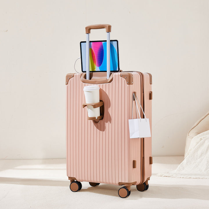 Unisex Textured Hard-Shell Luggage Set Bowlift