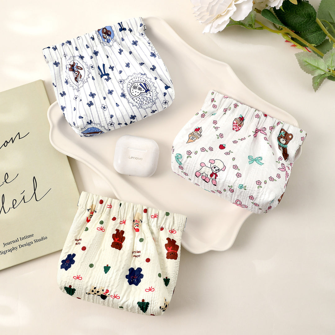 Playful Printed Storage Pouch
