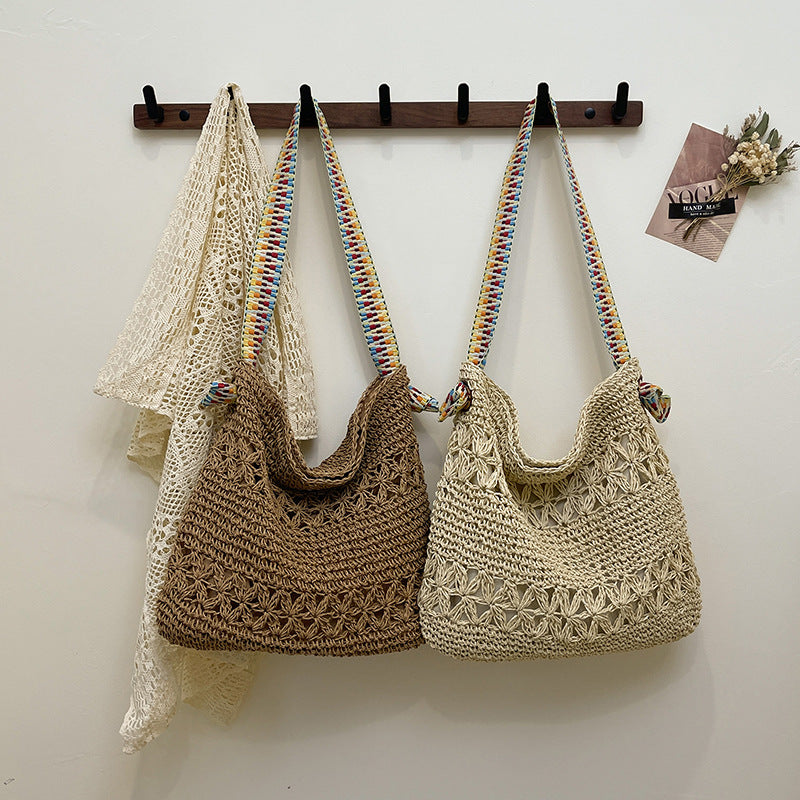 Handcrafted Boho Chic Crochet Tote Bowlift