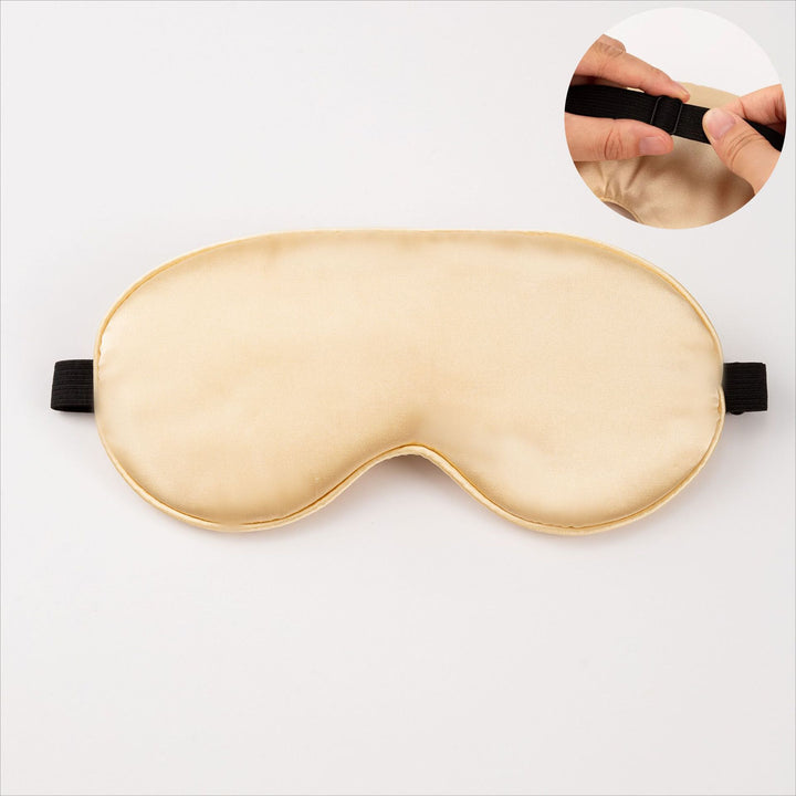 Unisex nan ergonomic sleep mask with adjustable elastic band and soft satin surface Bowlift