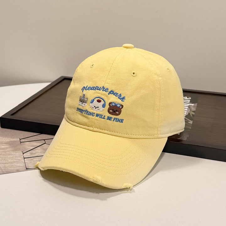 Unisex Embroidered Casual Cap Bowlift