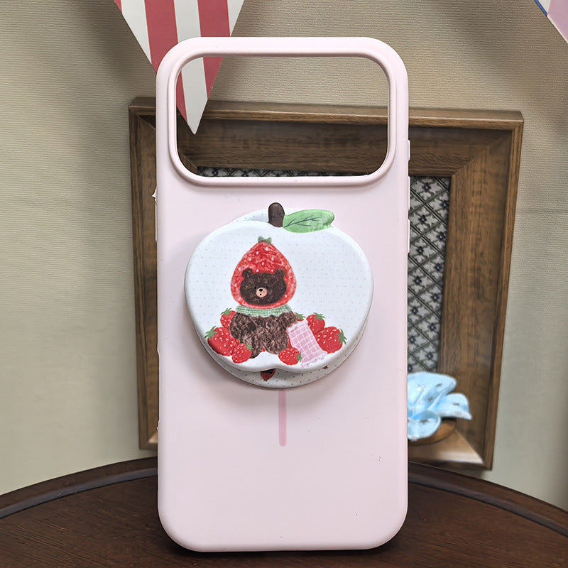 Adorable Bear-Themed Phone Grip Bowlift