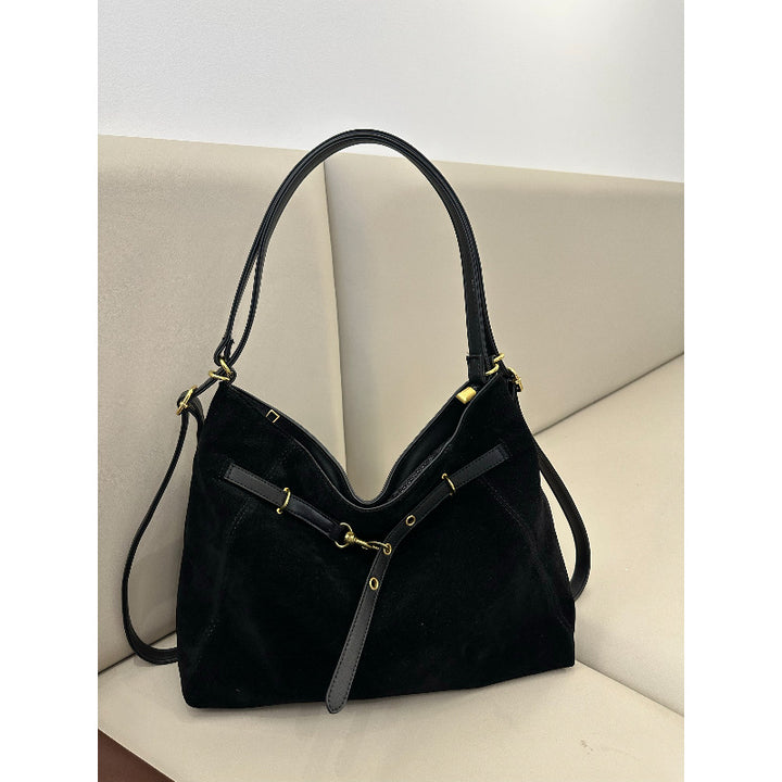 Luxurious Suede Tote Bag Bowlift