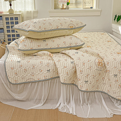 Premium Quilted Mattress Cover Set