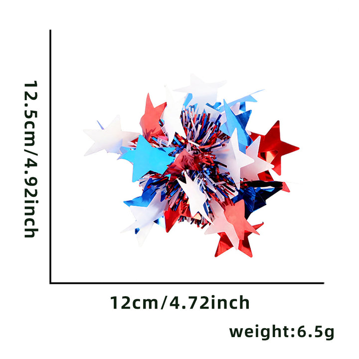 Unisex nan lightweight hand pompon made of shiny metallic foil ideal for cheerleading and fan merchandise Bowlift