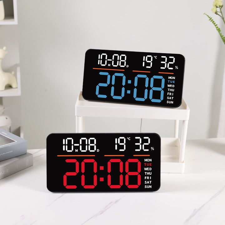 Digital Multi-Function Alarm Clock with Weather Station and Temperature Display Bowlift