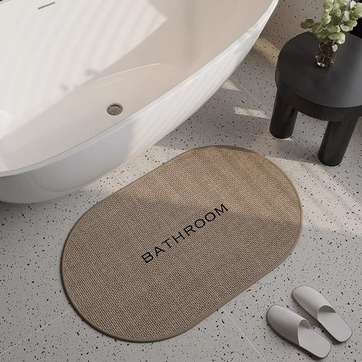 Absorbent Non-Slip Bathroom Mat Bowlift