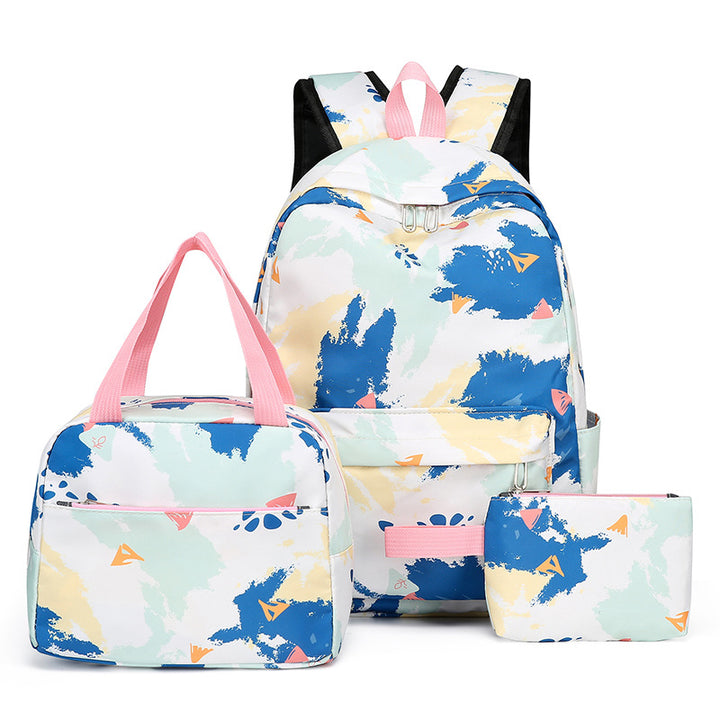 Backpack set with insulated lunchbox and practical case Bowlift