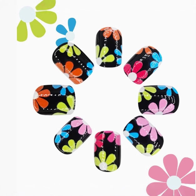 Floral Artistic Nail Design Bowlift