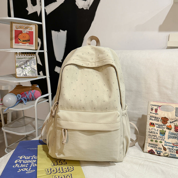 Backpack with Cute Star Design and Practical Storage Bowlift