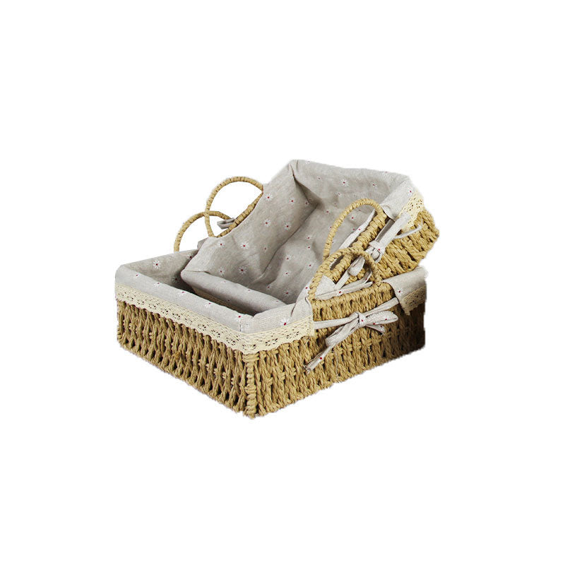 Handcrafted Woven Storage Basket Bowlift
