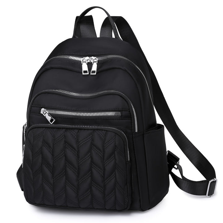 Versatile Quilted Backpack with Multiple Compartments Bowlift