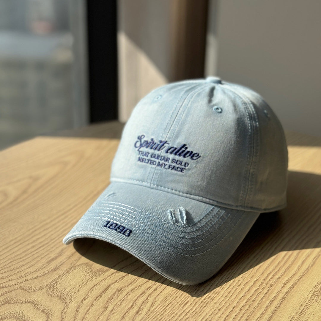 Men's Casual Distressed Cap Bowlift