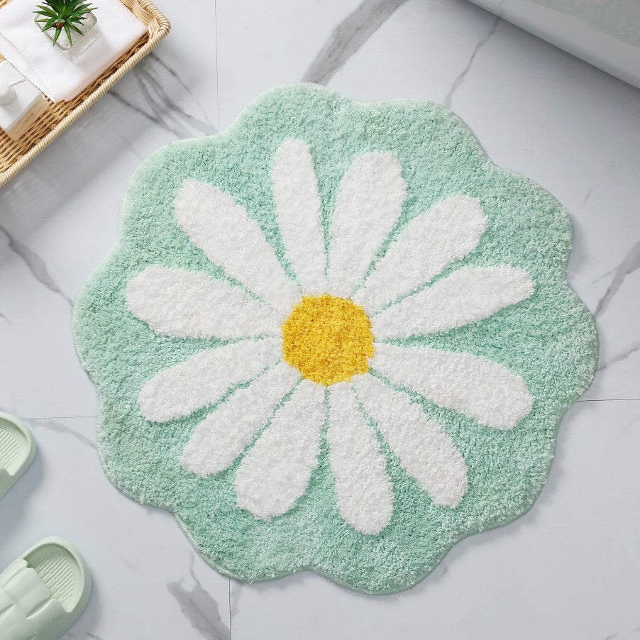 Decorative Daisy-Shaped Bath Mat