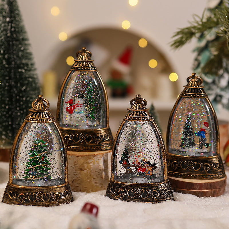 Nostalgic Snow Globe Lantern Bowlift
