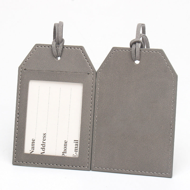 Premium Leather Travel Luggage Tag Bowlift