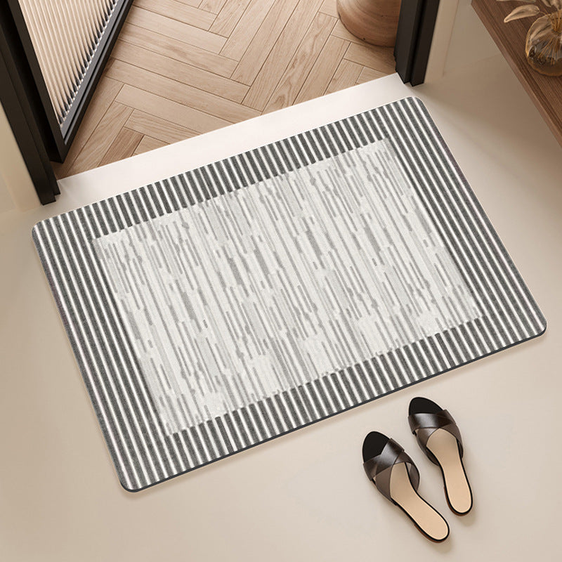 Geometric Patterned Bath Mat Bowlift