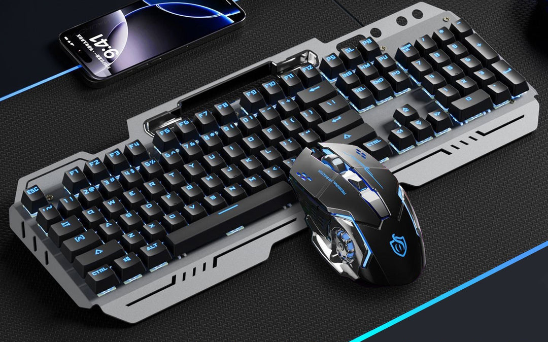 Gaming Keyboard and Mouse Set Bowlift