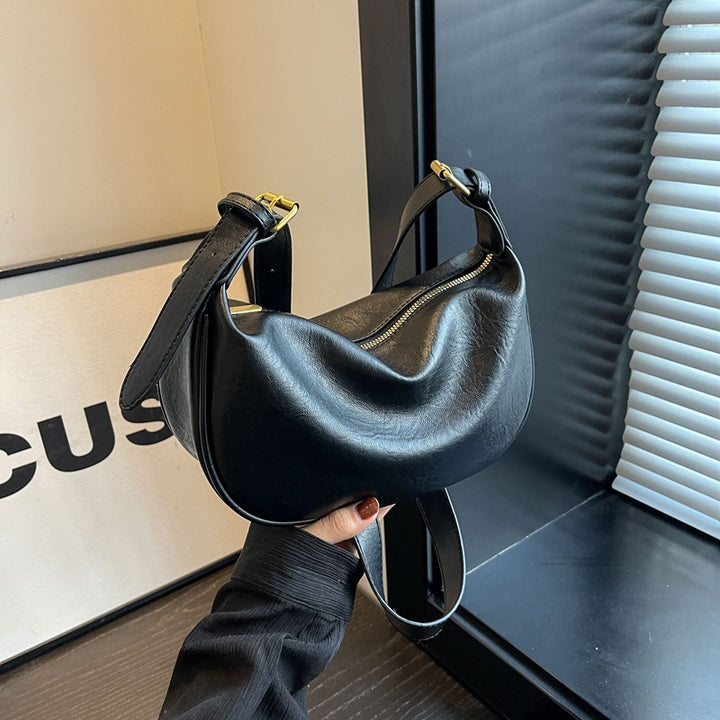 Elegant Curved Crossbody Bag Bowlift
