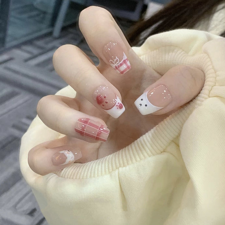 Artistic Long Stiletto Press-On Nail Set Bowlift