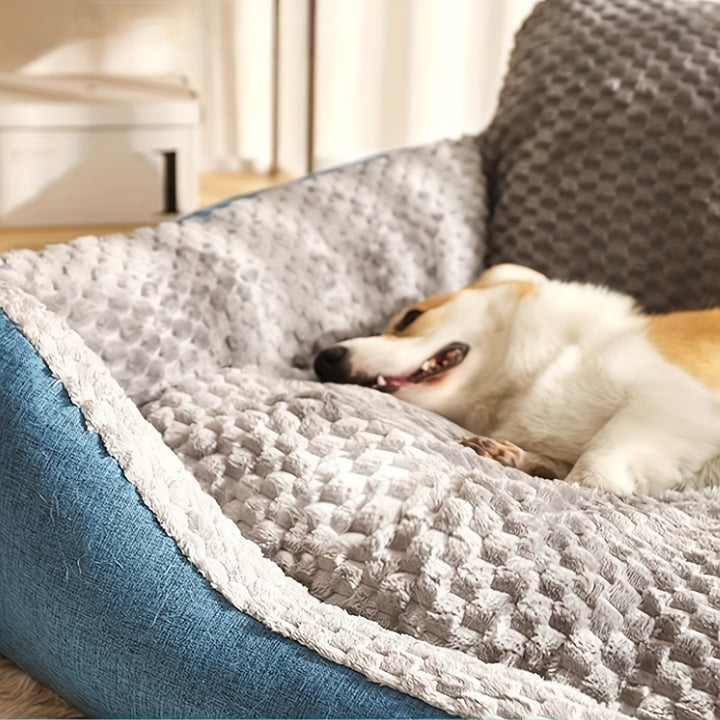 Plush Nesting Dog Bed