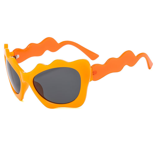 Ladies sunglasses in creative wave design Bowlift