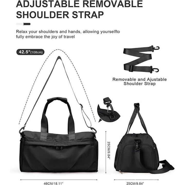 Multi-Pocket Gym Duffle Bag Bowlift