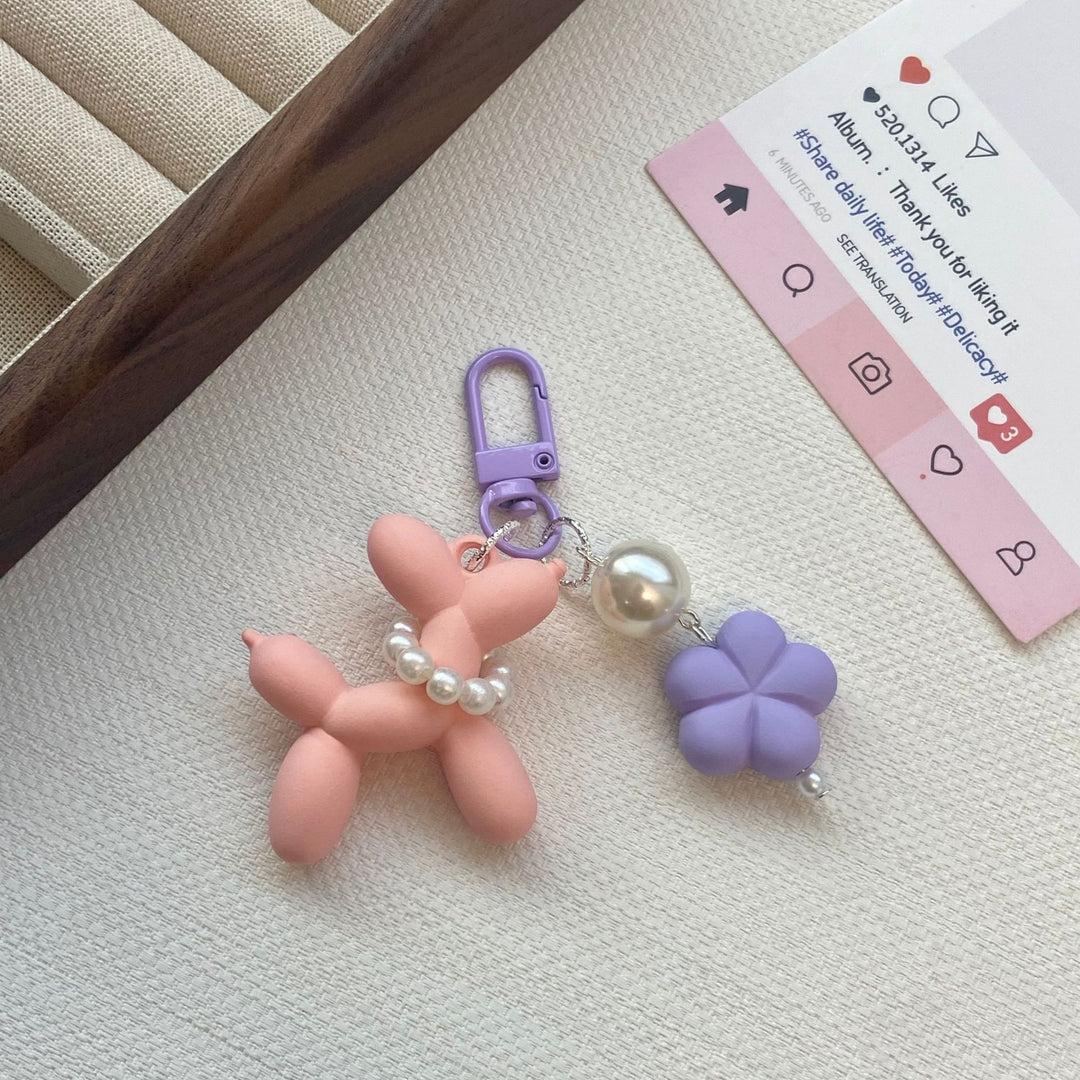 Balloon Animal Charm Keychain Bowlift