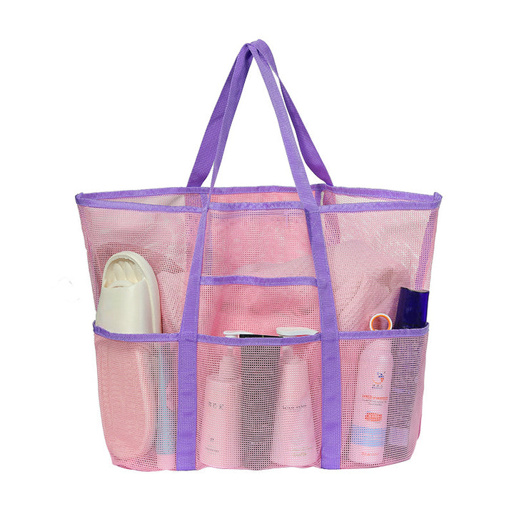 Spacious and Breathable Beach Bag Made of Mesh Material Bowlift