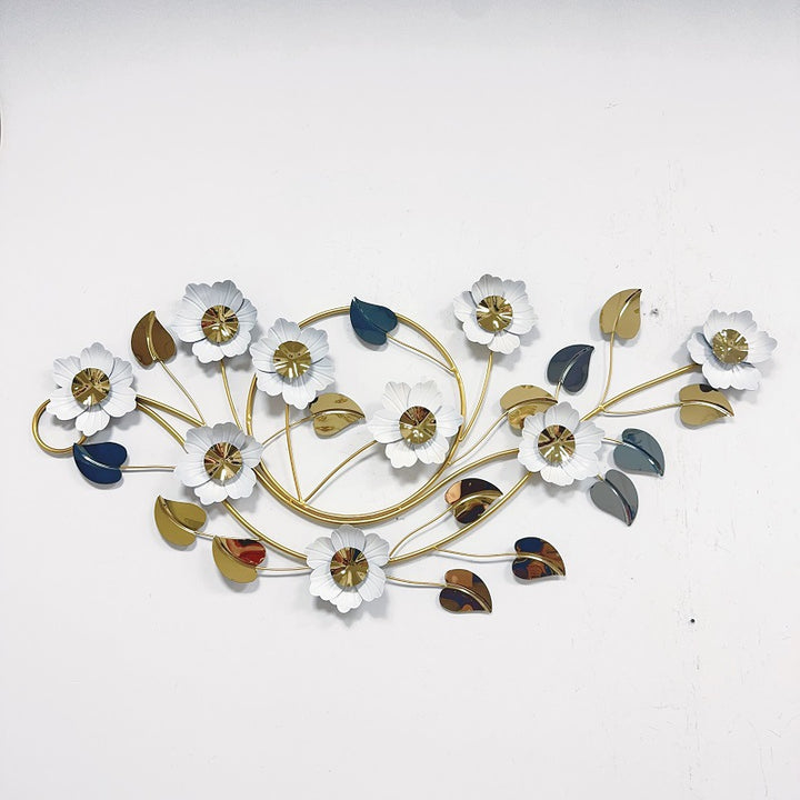 Floral Metal Wall Art Decor Bowlift