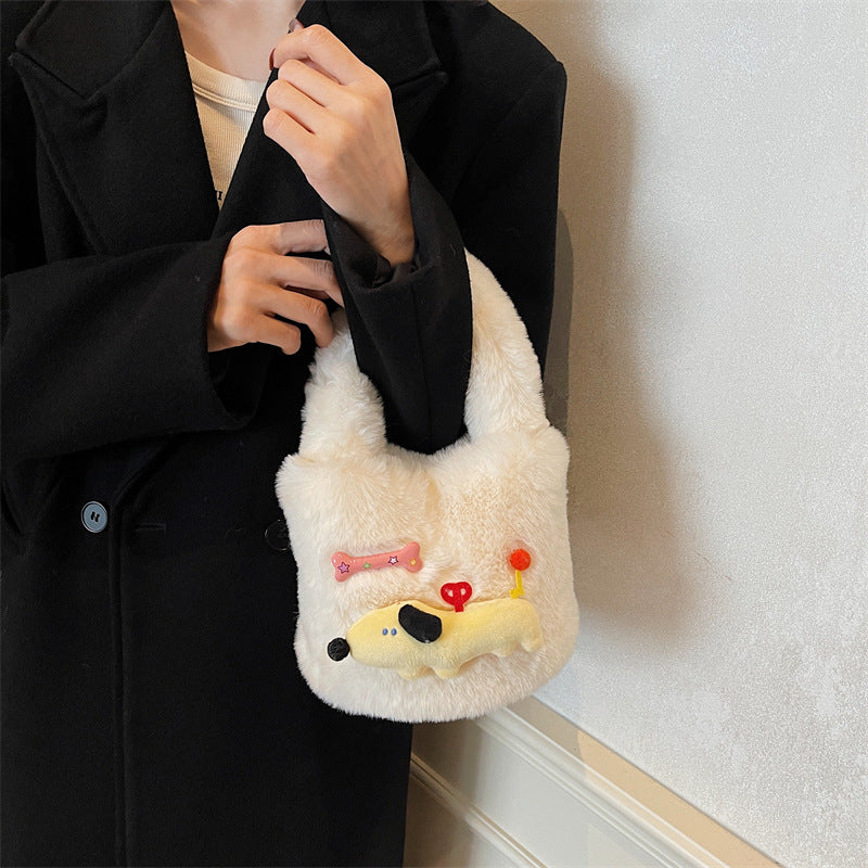 Plush Tote Bag Bowlift