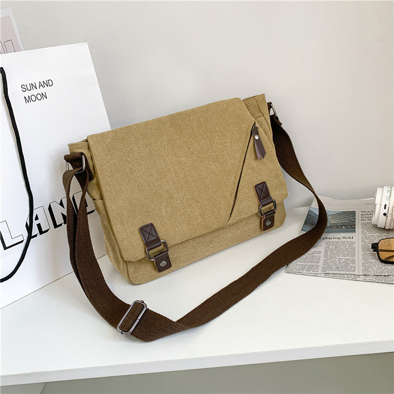 Multifunctional Messenger Bag with Adjustable Shoulder Strap Bowlift