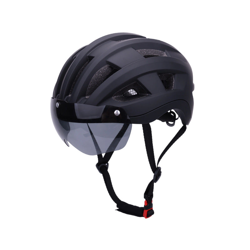 WoAerodynamic Bicycle Helmet with Integrated Visor Bowlift