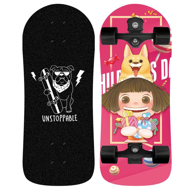Kids Cartoon-Themed Skateboard Bowlift
