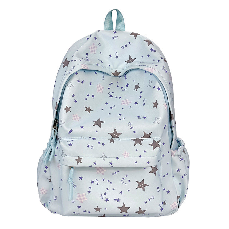 Girls' Star Patterned Backpack Bowlift