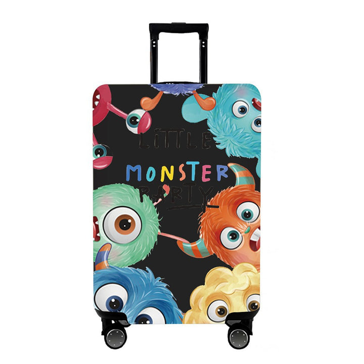 Unisex Hard Shell Suitcase with Colorful Monster Design Bowlift