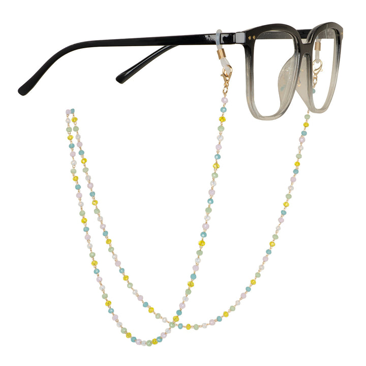 Colorful Beaded Eyewear Retainer Chain Bowlift