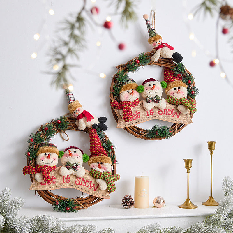 Christmas wreath with lights Bowlift