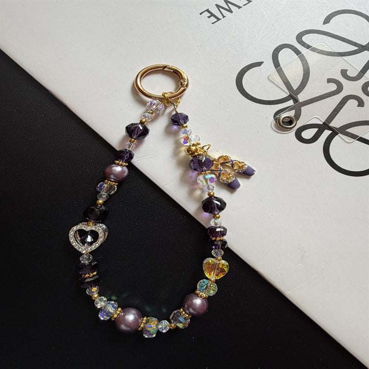 Decorative Bead Keychain Bowlift