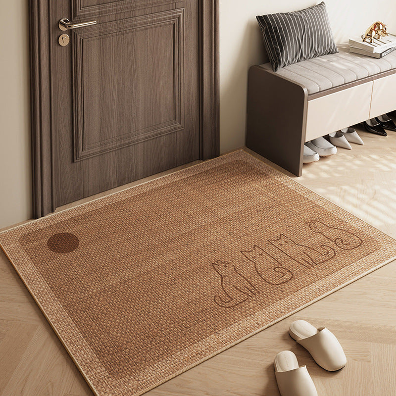 Decorative Cat-Themed Door Mat