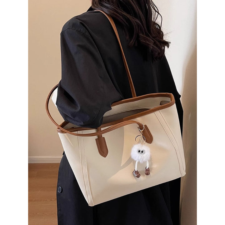 Classic Faux Leather Tote Bag Bowlift