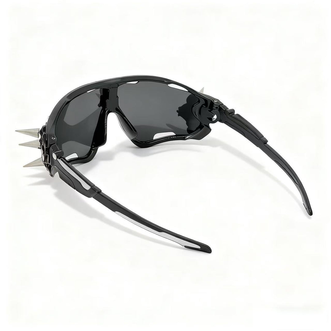 Women's edgy sports sunglasses with sharp accents Bowlift