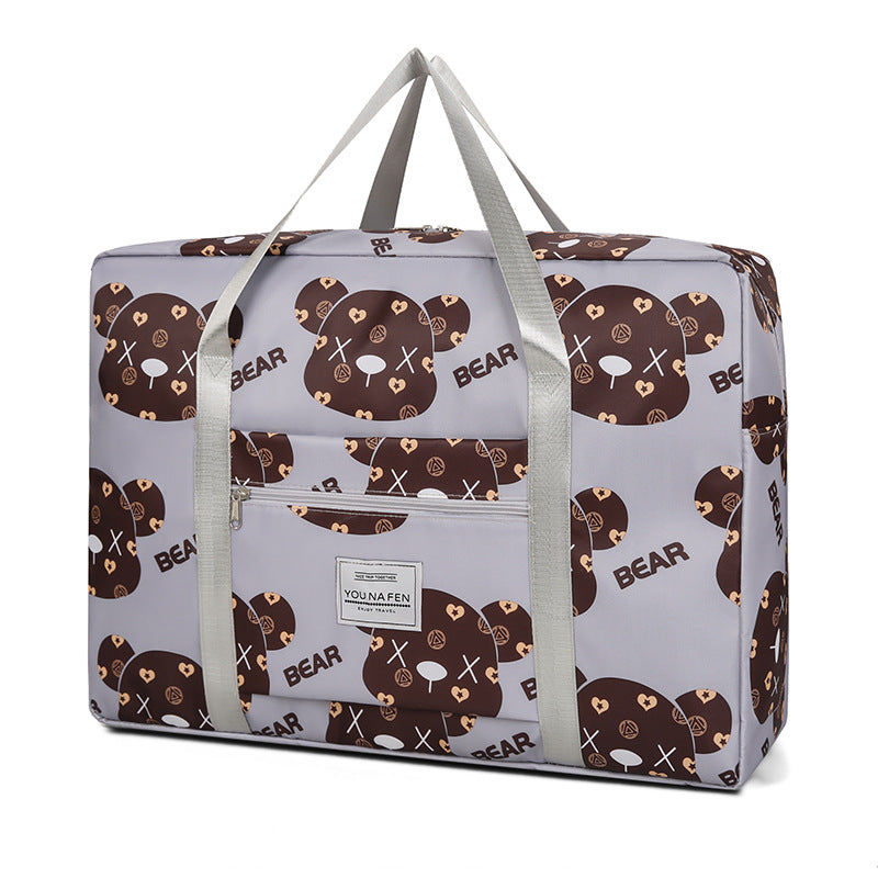 Fun Bear Print Travel Duffle Bag Bowlift